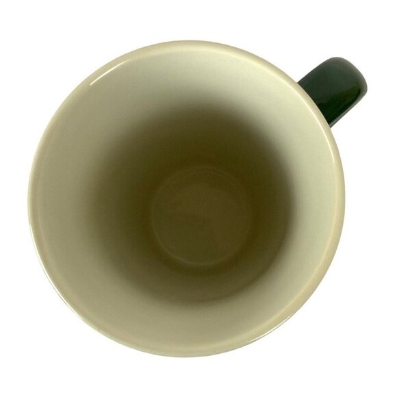 Starbucks Green Christmas Tree Holiday Coffee Mug 16 Oz Ceramic Mermaid Logo - Picture 5 of 6